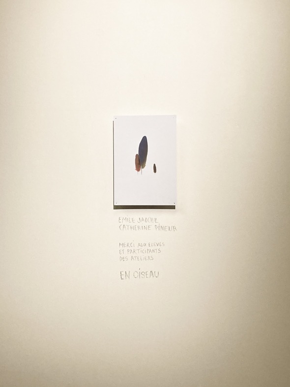 Exposition "En oiseau" (Catherine Pineur et Emile Jadoul)